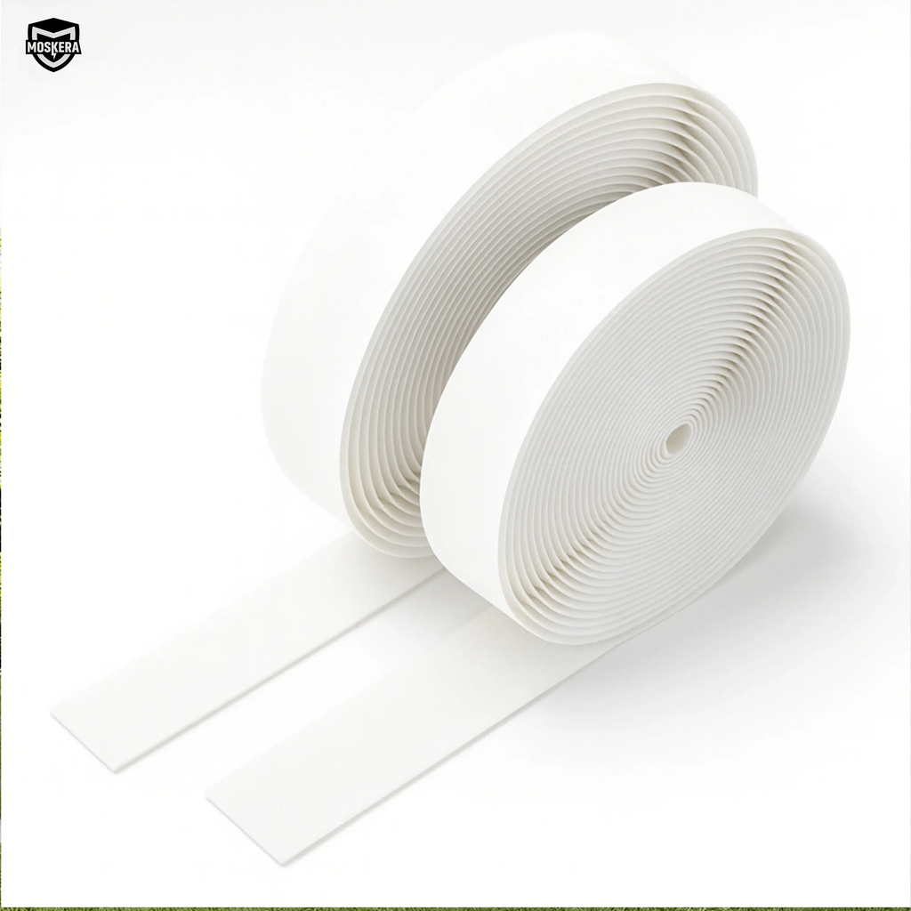 Adhesive velcro strip installation